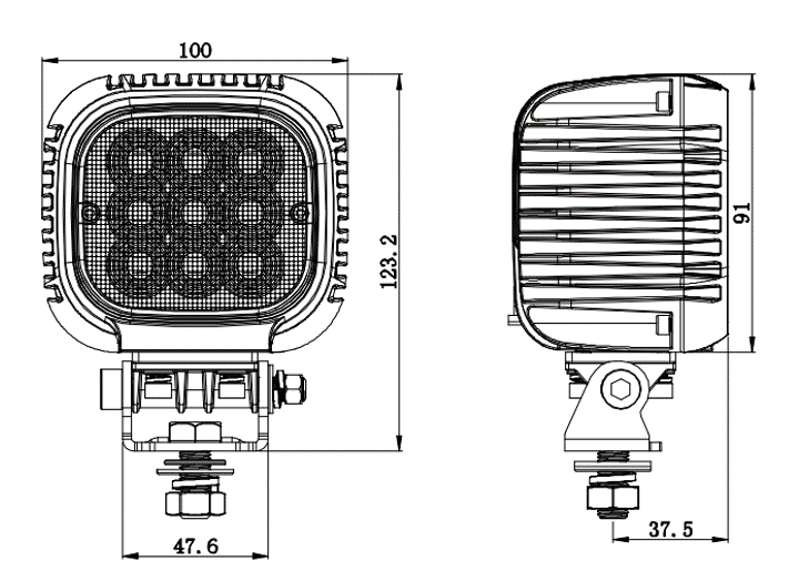 REVON LED-TYÖVALO 63W