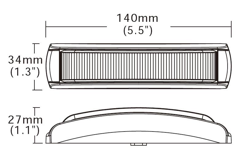 REVON LED-VAROITUSVALO KAAREVA 9-30V