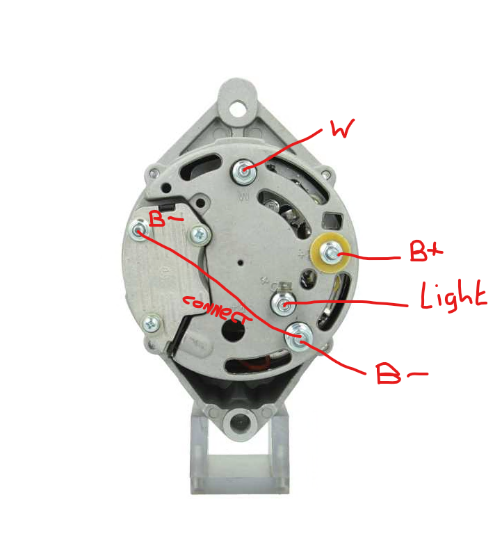 LATURI CUMMINS/CAT/BUTEC 24V 60A 857606