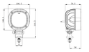 REVON LED-TYÖVALO 90W LASILINSSILLÄ