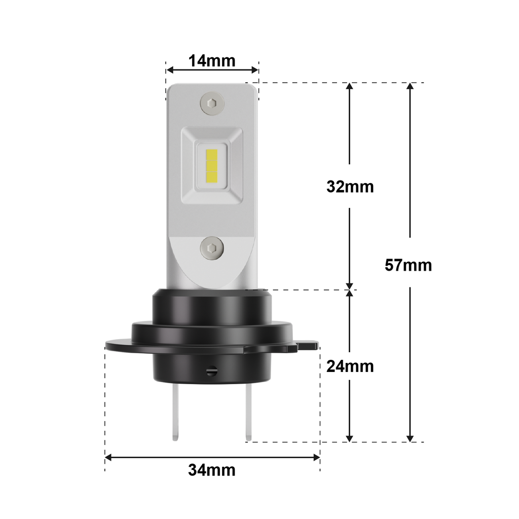 LED-MUUTOSSARJA H7 2x16W 12-24V
