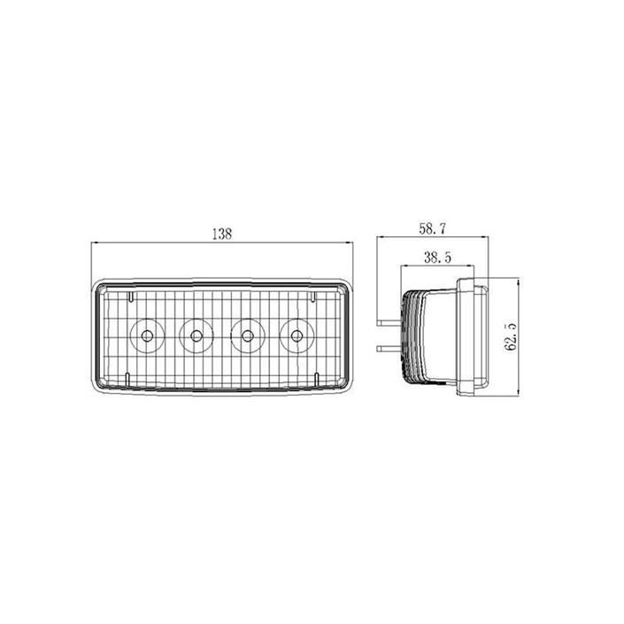 REVON 20W / 1800LM LED-TYÖVALO "JOHN DEERE"