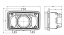 REVON LED-AJOVALO "VALTRA"   30W/50W E-HYV./REF.12,5