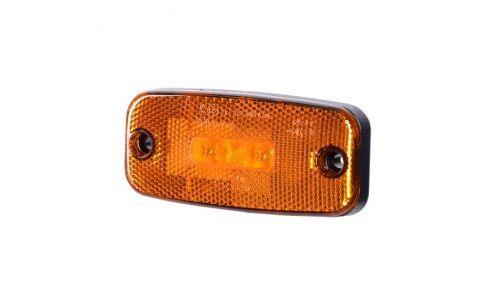 LED-SIVUÄÄRIVALO KELT. 12/24V P111 x L52 x K22 MM