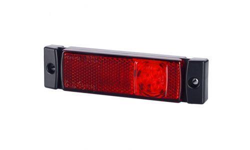 LED-TAKAÄÄRIVALO PUN. 12/24V P130 x L33 x K16 MM
