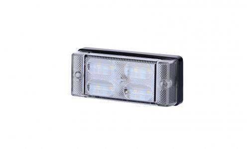 LED-PERUUTUSVALO VALK. 12/24V P107 x L46 x K24 MM